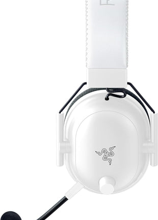 Razer BlackShark V2 Pro Wireless Gaming Headset: Super Wideband Mic - Pro Tuned FPS Profiles - 50mm Drivers - Plush Noise Isolating Earcups - 70 Hr Battery - Bluetooth - for PC, PS5, Switch 2 - White