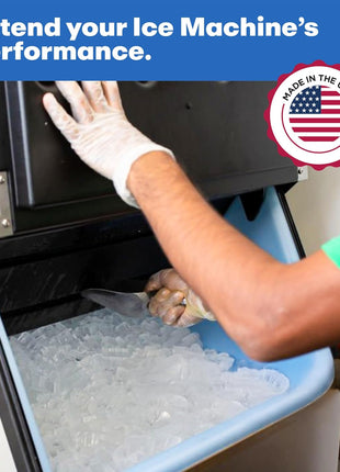 Sylvan Ice Machine Cleaner and Descaler Tablets | 30 Tabs | Made in USA | Nickel Safe Ice Maker Cleaning and Descaling Tablets | Universal Compatibility for Commercial & Residential Ice Makers