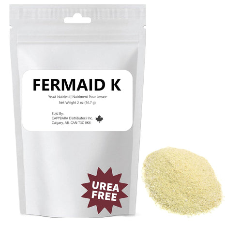 Fermaid K Yeast Nutrient   2 oz (56.7 g)   Make Wine Cider Mead Kombucha At Home   Sold by CAPYBARA Distributors Inc.