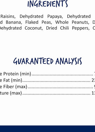 Vitakraft Fresh Super Fruit Cocktail - Tropical Parrot Fruit Blend - Parrot and Cockatiel Treat 1.25 Pound (Pack of 1)