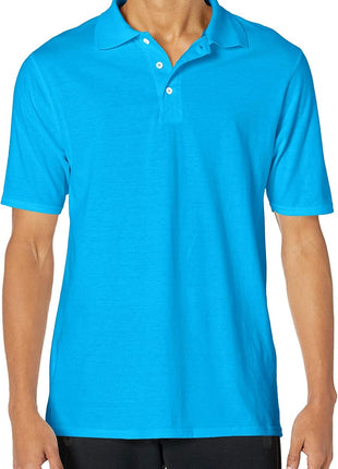 Hanes mens X-temp Performance Polo, Cotton Blend Sport Shirt for Men With Odor Control