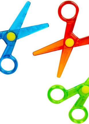 Crayola Toddler Safety Scissors (3pk), Blunt Tip Training Scissors for Preschool Learning Activities, Right & Left Handed, Toddler Arts & Crafts Essentials