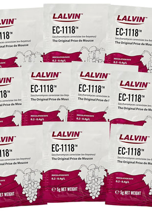 Lalvin Wine Yeast EC-1118 10pk