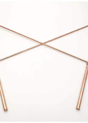 Spirit Hunter 99.9% Copper Dowsing Rod- 2PCS Divining Rods with Bag - Detect Gold, Water, Ghost Hunting etc.