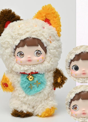 BEEMAI Nommi Loveliness Never Ends Series Plush Blind Box 1PC (1 of 7 Possible Styles) Cute Figures Collectible Toys Birthday Gifts