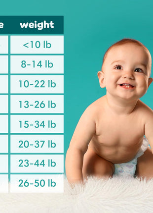 Pampers Diapers - Baby Dry - Size 1, 120 Count, Absorbent Disposable Infant Diaper (Packaging May Vary)