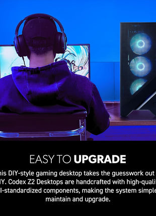 MSI Codex Z2 Gaming Desktop: AMD R7-8700F, GeForce RTX 5070, 32GB DDR5, 2TB m.2 NVMe SSD, USB Type-C, VR-Ready, Windows 11 Home : A8NVP-436US