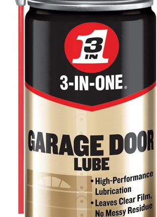 3-IN-ONE Garage Door Lubricant with SMART STRAW SPRAYS 2 WAYS, 11 OZ