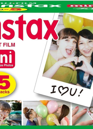 Fujifilm Mini Instant Film, 10 Sheets×5 Pack(Total 50 Shoots)