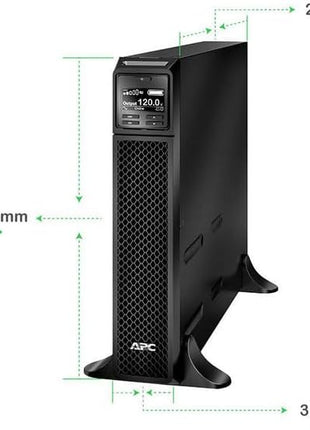 APC UPS 1500VA Smart-UPS Single Phase Online Uninterruptible Power Supply (SRT1500XLA), Black