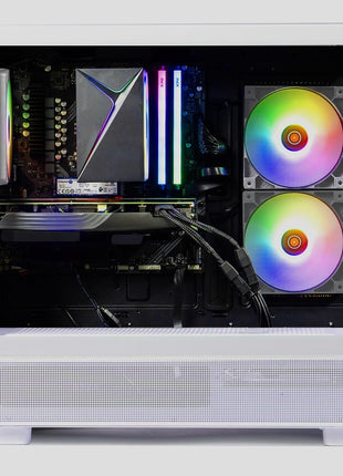Skytech Gaming Azure 3 Gaming PC, AMD Ryzen 7 7700 3.8GHz, AMD RX 9060XT 16GB VRAM, 1TB Gen4 NVMe SSD, 32GB DDR5 RAM 6000, 650W Gold PSU, WI-FI 5, Windows 11, Desktop