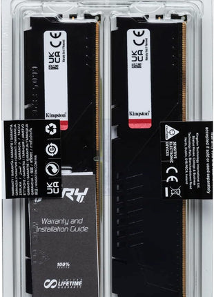 Kingston FURY Beast 64GB (2x32GB) 5600MT/s DDR5 CL40 Desktop Memory | Intel XMP 3.0 | Kit of 2| KF556C40BBK2-64