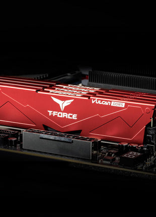 TEAMGROUP T-Force Vulcan DDR5 64GB (2x32GB) 6000MHz (PC5-48000) CL38 Intel XMP 3.0 & AMD Expo Compatible Desktop Memory Module Ram Black FLBD564G6000HC38ADC01