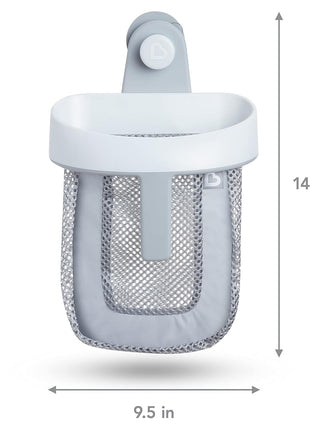Munchkin® Super ScoopTM Hanging Bath Toy Storage with Quick Drying Mesh, Grey