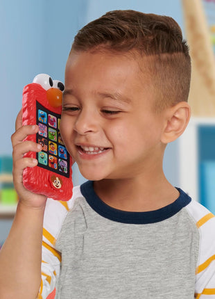 Sesame Street Learn with Elmo Pretend Play Phone, Learning and Education, Kids Toys for Ages 2 Up by Just Play