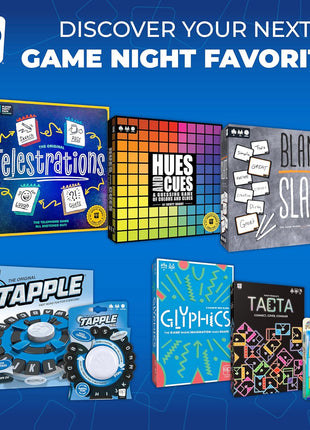 USAOPOLY The Original TAPPLE, The Fast-Paced Family Board Game,Choose a Category & Race Against The Timer to be The Last Player,Learning Word Game for Ages 8 & Up, 2-8 Players, 15-20 Minute Play Time