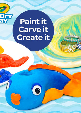 Crayola Air Dry Clay (5lbs), Teacher Supplies, Natural White Modeling Clay for Kids, Sculpting Material, Bulk Craft Supplies for Art Classrooms
