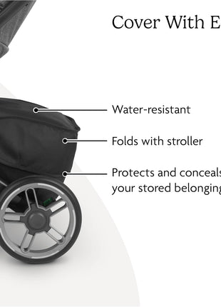 UPPAbaby Basket Cover for Cruz V2 and Cruz V3 Strollers - Water-Resistant | Protects and conceals your stored belongings, Water-Resistant, Easy Attachment