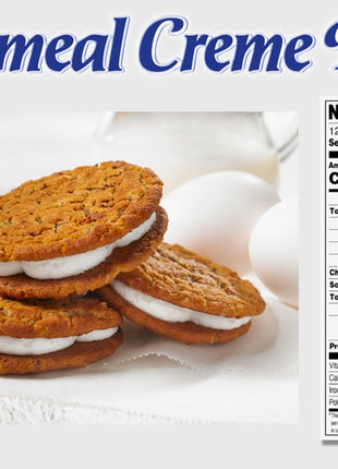 Little Debbie Oatmeal Crème Pies, 12 Individually Wrapped Sandwich Cookies, 16.2 OZ Box