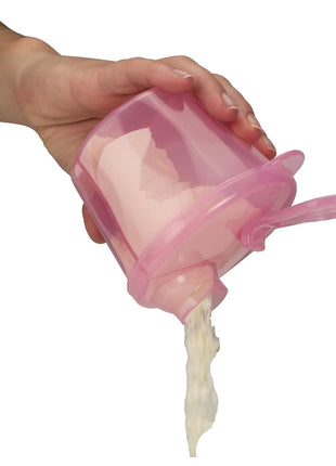 Dr. Brown's Travel Formula Dispenser with Lid, BPA Free - Pink - Holds 27oz