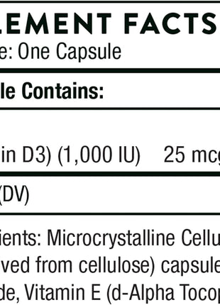 THORNE - Immune Support Combo - Vitamin D3 & Vitamin C Blend for Healthy Immune Function - 30 to 90 Servings