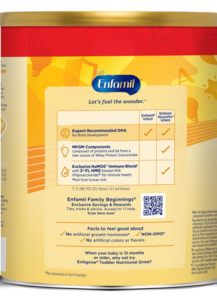 Enfamil NeuroPro Baby Formula, Brain Building Duo DHA & MFGM, Exclusive Immune Supporting HuMO6 Blend, Powder Infant Formula, Baby Milk, 28.3 Oz Value Can