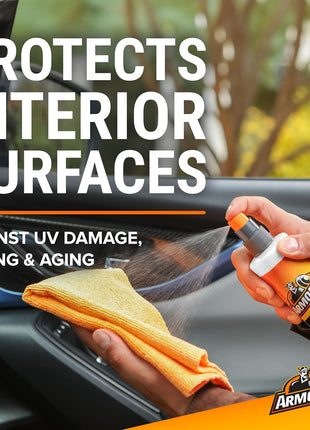 Armor All Car Wash and Car Cleaner Kit by Armor All, Includes Glass Wipes, Car Wash & Wax Concentrate, Protectant Spray and Tire Foam