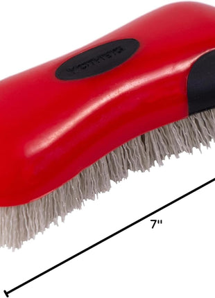 Mothers Stiff Bristle Carpet and Upholstery Cleaning Scrub Brush for Automotive, Home, Couch, Stain Remover