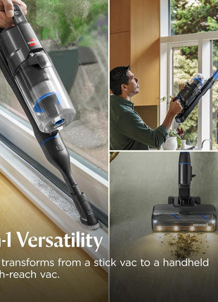 Bissell PowerClean FurFinder 200W Self-Standing Cordless Vacuum, 4052 | Bright headlights; wall mount; removable battery; upholstery tool; self-standing for easy storage