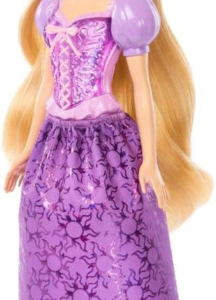 Mattel Disney Princess Rapunzel Doll in Sparkling Fashion with Removable Skirt, Tiara and Shoes, Posable & Collectible, Inspired by Tangled Movie
