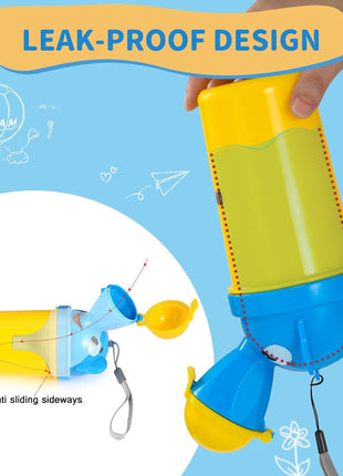 ONEDONE Portable Baby Child Potty Urinal Emergency Toilet for Camping Car Travel and Kid Potty Pee Training (boy)