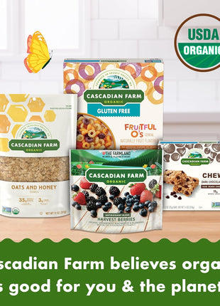 Cascadian Farm Organic Cinnamon Crunch Cereal, Family Size, 14.5 oz