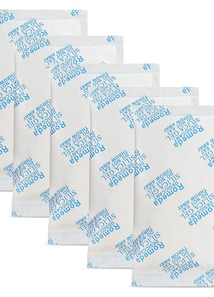 15 Pcs 20 Gram Silica Gel Packs, Transparent Desiccant, Desiccant Packets for Storage, Moisture Packs for Spices Jewelry Shoes Boxes Electronics Storage