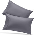 Utopia Bedding Pillow Cases Queen Size 2 Pack ??Soft Brushed Microfiber ??Envelope Closure ??Perfect for Hospitals, Hotels, Guest Rooms ??Oeko TEx Certified, 20x30 Inches (Grey)