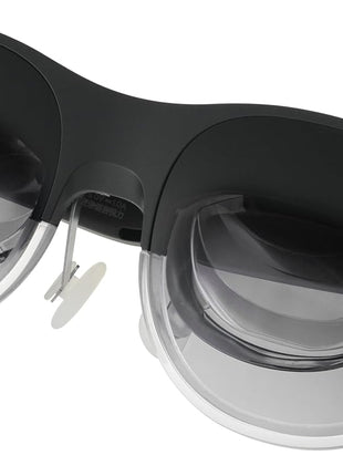 ASUS AirVision M1 Smart AR Glasses - 100" Micro-OLED Wearable Display, 1100 nits, Multi-Screen, Speakers, USB-C, Magnetic Shade, Designed for ROG Ally/Steam Deck/PC/iPhone 16/15/Android/Mac/Tablet