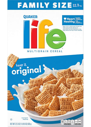 Quaker Life Original Cereal, 22.3OZ Box