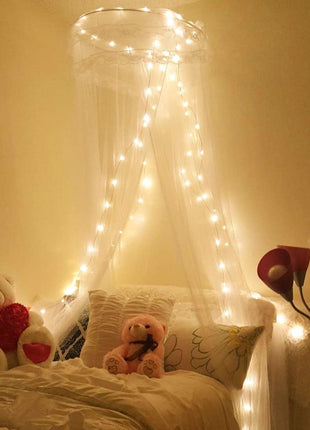 Lighting EVER Fairy Lights Plug in, 33ft 100 LED String Lights for Bedroom, Warm White Copper Wire Lights, Waterproof Indoor Outdoor Decorative Fairy Lights for Patio, Garden, Balcony, Vases, Craft