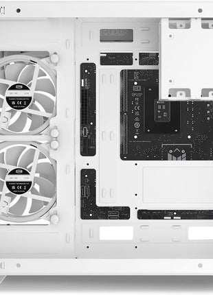 PCCOOLER CPS - C3 T500 ARGB White - Mid Tower - Gaming Desktop Case with 6 ARGB Fans - ATX/M-ATX/ITX - 270 Column Free Panoramic View - 360MM Radiator & 400MM GPU Support (C3-T500WHD6-GL)