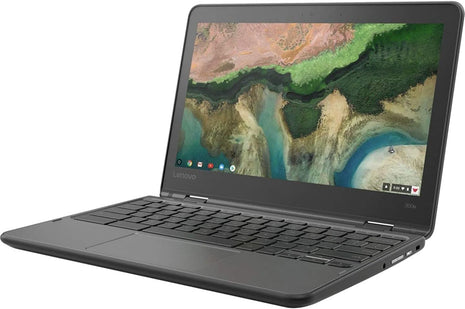 Lenovo 11.6 inch 300e Chromebook Touchscreen LCD 2 in 1- MediaTek M8173C Quad-core 2.1GHz 4GB LPDDR3 32GB Flash Memory Chrome OS Model 81H00000US (Renewed)