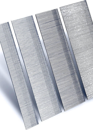 18 Gauge Brad Nails 4 Sizes (2",1-1/2",1-1/4",3/4"),1000-Pack | Assorted Galvanized 18 GA Nail Gun Nails and Small Finishing Nails for Pneumatic, Electric Brad Nailer