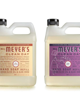 MRS. MEYER'S CLEAN DAY Hand Soap Refill, Lavender Scent, 33 Fl Oz Bottle
