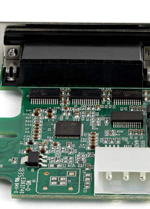 StarTech.com 4-port PCI Express RS232 Serial Adapter Card - PCIe RS232 Serial Host Controller Card - PCIe to Serial DB9 - 16950 UART - Low Profile Expansion Card - Windows & Linux , TAA (PEX4S953LP)