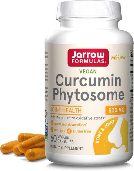 Jarrow Curcumin Phytosome 500 mg, Antioxidant Support, 60 Capsules
