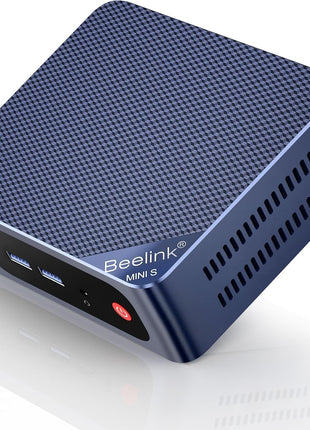 Beelink Mini PC Intel 12th N95(Up to 3.4GHz), 8GB DDR4 256GB SSD, Micro PC 4K Dual HDMI Display/2.5Gbps LAN/WiFi5/BT4.2/USB3.2/WOL Home/Office Mini Computer