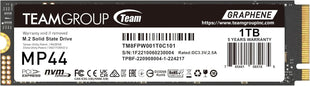 TEAMGROUP MP44 1TB SLC Cache Gen 4x4 M.2 2280 PCIe 4.0 with NVMe Laptop Desktop NUC NAS SSD (R/W Speed up to 7000/6000MB/s) TM8FPW001T0C101