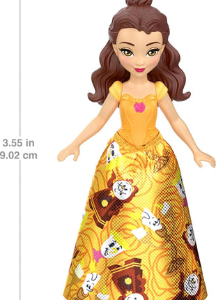 Mattel Disney Princess & Friends Set with 5 Posable Small Dolls in Removable Skirts or Pants & 5 Friend Figures, Inspired by the Disney Movies