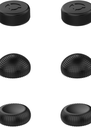 Lenovo Legion Go Joystick Caps - Eclipse Black Replacement Thumb Grips for Enhanced Gaming Precision Compatible with Nintendo Switch, PS5, Xbox Controllers Enhanced Comfort & Grip