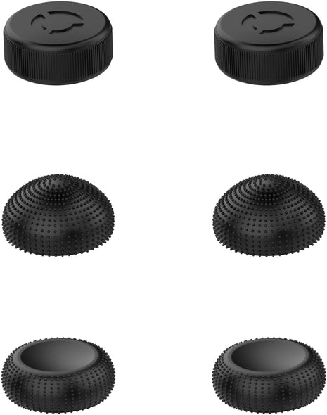 Lenovo Legion Go Joystick Caps - Eclipse Black Replacement Thumb Grips for Enhanced Gaming Precision Compatible with Nintendo Switch, PS5, Xbox Controllers Enhanced Comfort & Grip