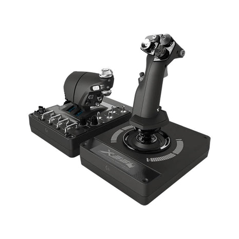 Logitech G X56 H.O.T.A.S Throttle and Joystick Flight Simulator Game Controller, 4 Spring Options, +189 Programmable Controls, RGB Lighting, 2x USB, PC - Black