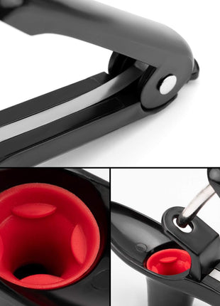 Cherry Pitter   Ordekcity Stainless Steel Cherries Corer Pitter Tool with Hand held Push Design, Save Time & Space for Making Cherry Jam with Lock Design(Black)